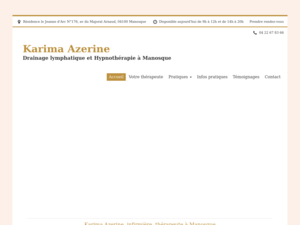 Karima Azerine Manosque, Apaiser ses angoisses