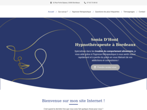 Sonia D'Hont Hypnothérapeute Bordeaux, Perdre du poids, Arrêter de fumer